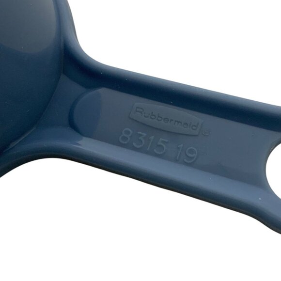 Vintage Rubbermaid Plastic Measuring Cups Set of 4 Country Blue Baking Cooking - Picture 8 of 9